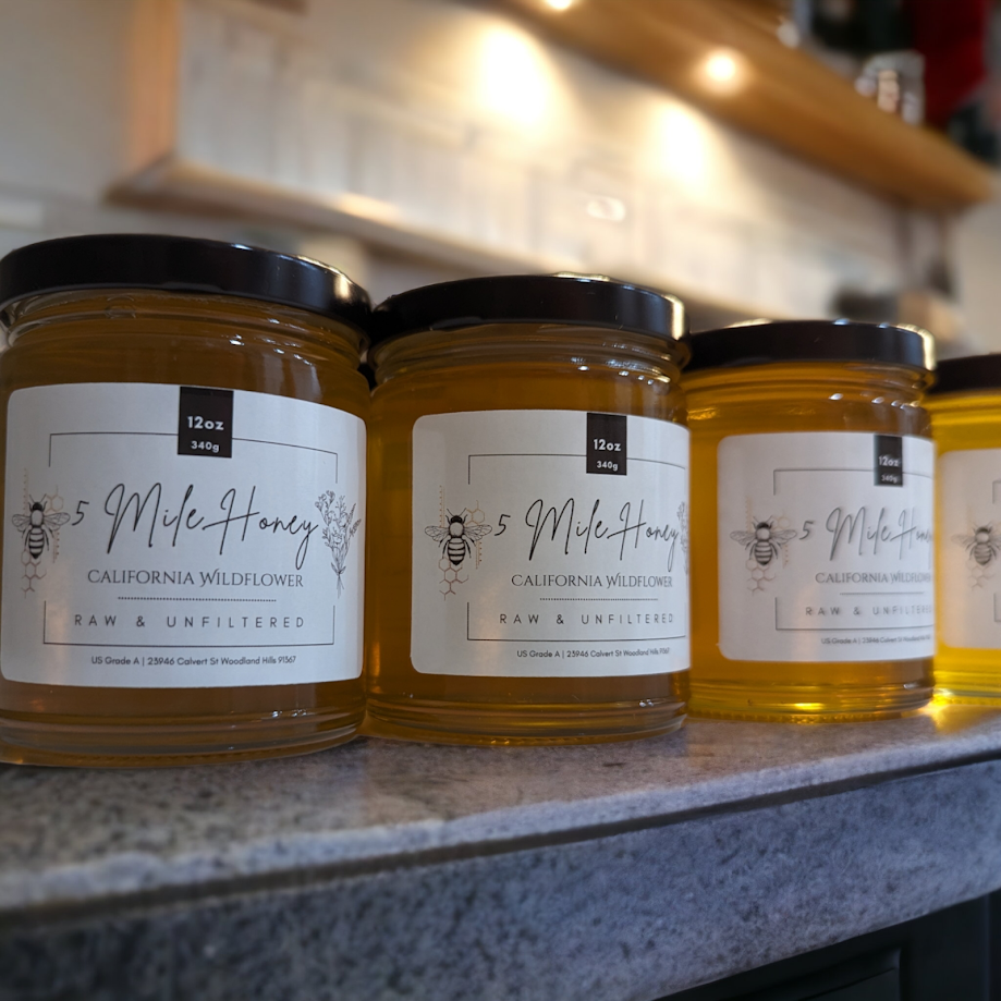 12oz California Wildflower Honey